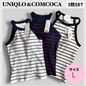 UNIQLO&기타 홀터넥 브라 탱크탑 3점 SET 묶음 판매