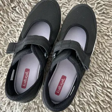 플랫 라이트 블랙 스포츠 샌들 25cm