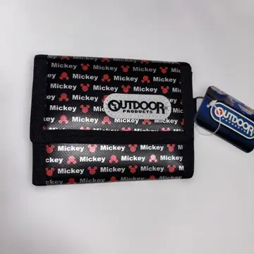 OUTDOOR PRODUCTS 미키 패턴 지갑