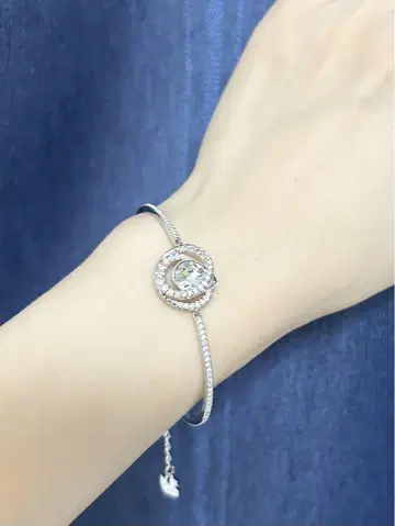 Swarovski 뱅글 팔찌 실버