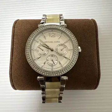 MICHAEL KORS 쿼츠 손목시계 실버/아이보리 마이클코어스