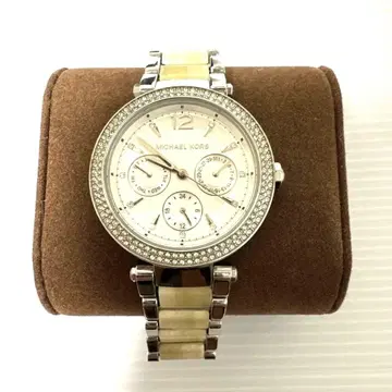 MICHAEL KORS 쿼츠 손목시계 실버/아이보리 마이클코어스