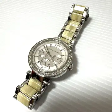 MICHAEL KORS 쿼츠 손목시계 실버/아이보리 마이클코어스