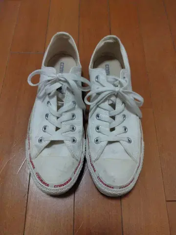 Converse 화이트 로우컷 스니커즈