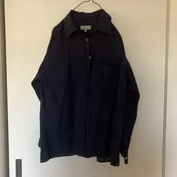 MARGARET HOWELL 네이비 셔츠
