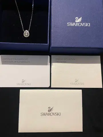 Swarovski 실버 펜던트 목걸이