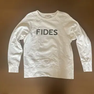 FIDES 로고 화이트 트레이닝복