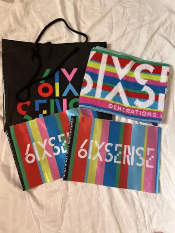 GENERATIONS 6IXSENSE 토트백 타월 플래그