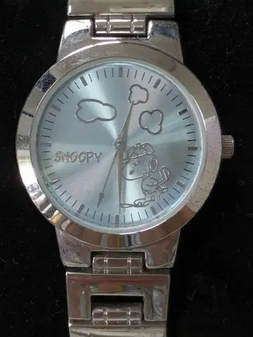 SNOOPY 스테인리스 스틸 손목시계