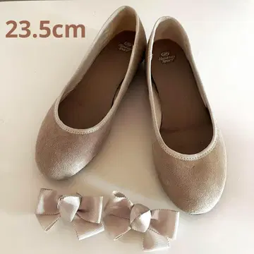 호킨스 스포츠 여성용 플랫슈즈 탈부착 가능 리본 23.5cm