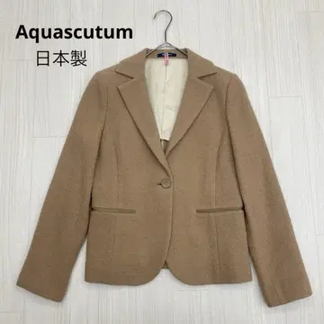 Aquascutum 보아 테일러드 자켓 울 캐주얼 일본제