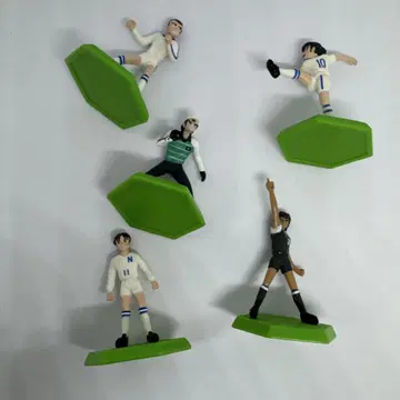 캡틴 츠바사 코카콜라 덤 피규어 5체 세트 아쿠아리우스