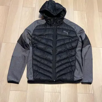 PUMA 다운 자켓 XL 블랙/그레이