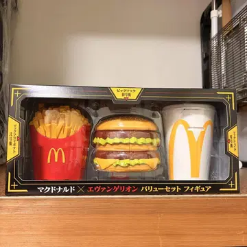 맥도날드 x 에반게리온 수량 한정 '기적의 변형' 피규어 세트