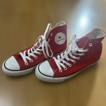 CONVERSE 하이컷 스니커즈 레드