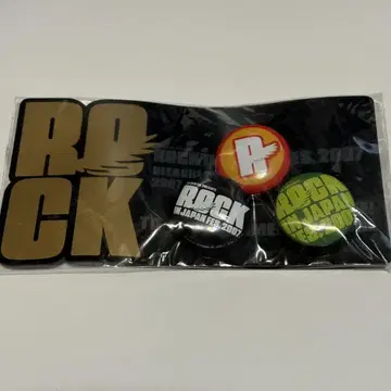 새상품 ROCK IN JAPAN FES.2007 로킹 캔뱃지 굿즈