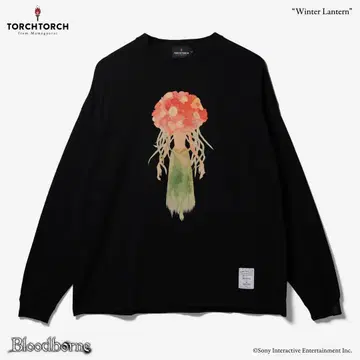 호오즈키 롱 슬리브 T셔츠 블랙 L