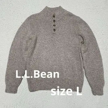 엘엘빈 헨리넥 모 100% 니트 스웨터 size L