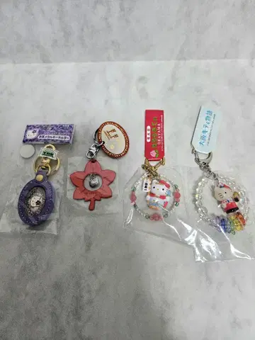 지역 한정 키티 키링 세트