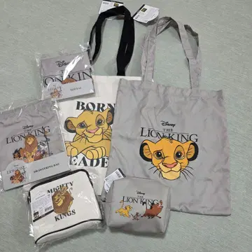 라이온킹 토트백 파우치 에코백 30주년 3코인즈