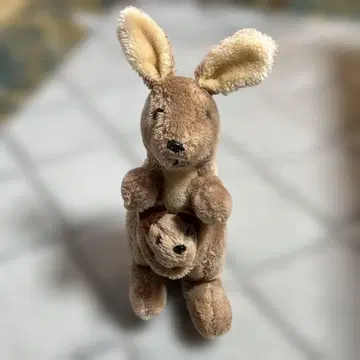 캥거루와 어린이 봉제 인형 35cm