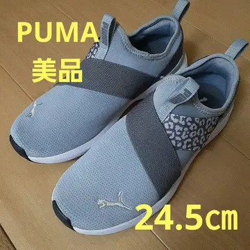 새상품급 PUMA 슬립온 그레이 SOFTFOAM+ 24.5cm