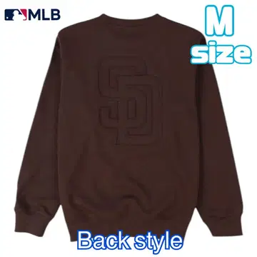 새상품 MLB 파드레스 트레이닝복 M SD 로고 엠보싱 가공