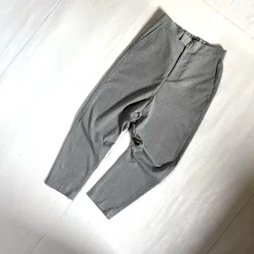 [미즈이로 인드] 새상품급 그레이 사루엘 팬츠 울 터치 일본제 사이즈 2