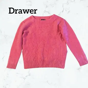 Drawer 드로어 캐시미어 퍼 보트넥 니트 스웨터 1