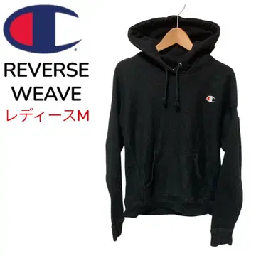 챔피온 Champion 파랑 택 REVERSE WEAVE 자수 후드티