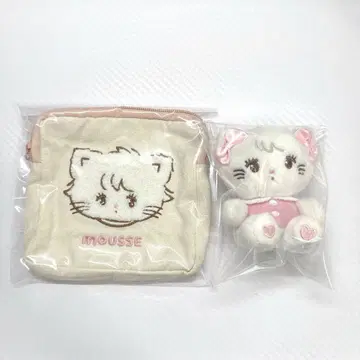 mikko 무스 가챠가챠 복슬복슬 파우치 봉제 인형 마스코트