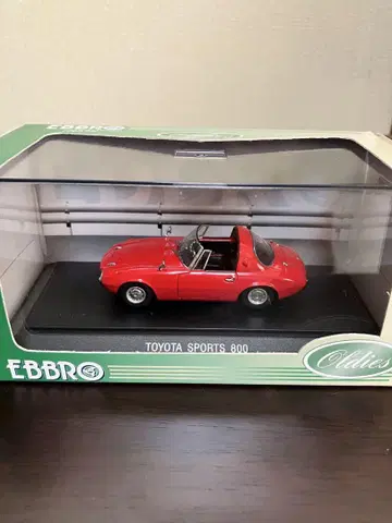 EBBRO 1/43 TOYOTA SPORTS 800 RED