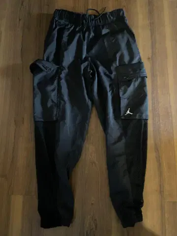 Jordan 블랙 조거 팬츠 메쉬 패널 S