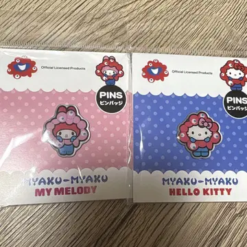 [ 새상품 ] 오사카 간사이 만박 미야쿠미야쿠 변신 헬로키티 핀 배지
