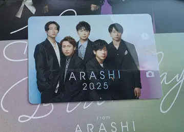 ARASHI 2025 벌스데이 카드