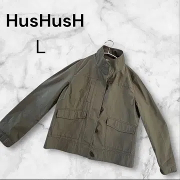 HusHusH 코튼 자켓 카키 3 L