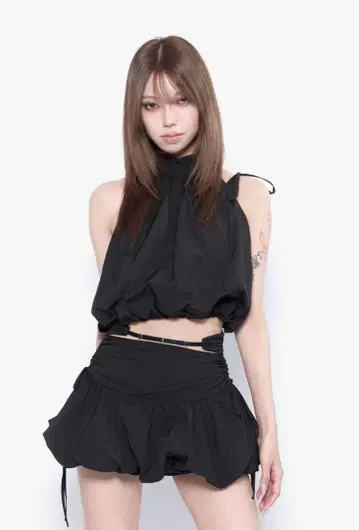 theredthread S strap balloon blouse