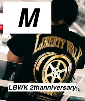 liberty walk 하라주쿠 2주년 기념 골드 티셔츠