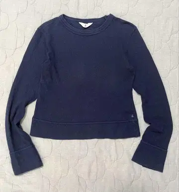 45rpm 티셔츠 풀오버 로고 자수 사이즈 3 네이비