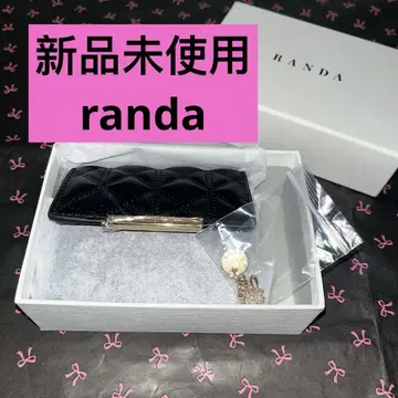 새상품 randa FB33236 U 퀼팅 3단 폴더형 미니 지갑
