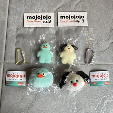 mojojojo 피규어 마스코트 페이스 마스코트 강아지 병아리 2종 세트