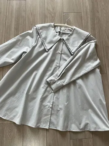 Cen. 더블 세일러 카라 블라우스 셔츠