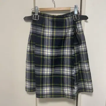 O'NEILL of DUBLIN 체크 무늬 플리츠 스커트