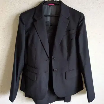 여성용 블랙 리크루트 정장 3세트 7호