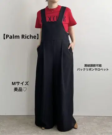 [ Palm Riche ] 사이즈 조절 가능 백리본 살로펫 M 새상품급