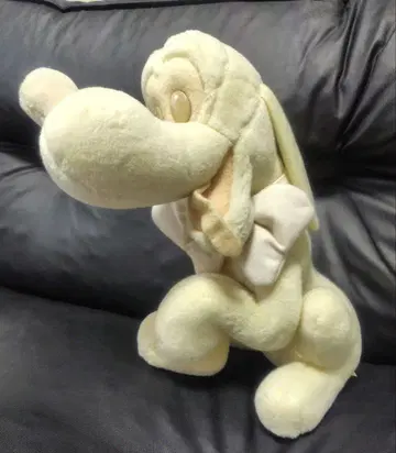 도쿄 디즈니랜드 플루토 화이트 봉제 인형