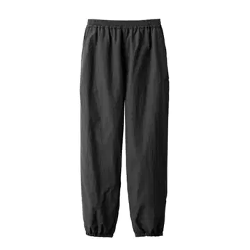 무인양품 발수 보온 윈드 팬츠 M 방한 팬츠 블랙 MUJI