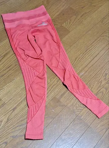 JAZZERCISE 메쉬 피트니스 레깅스 핑크