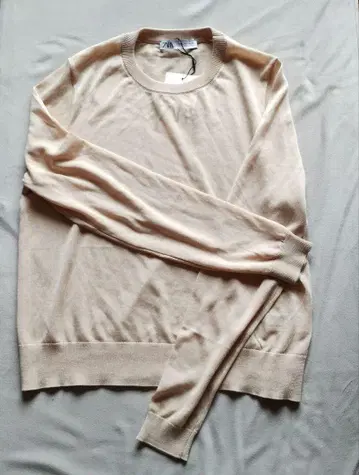 새상품 ZARA 시스루 니트 정가 5290엔