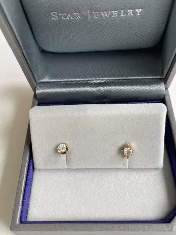 STAR JEWELRY K10 골드 귀걸이